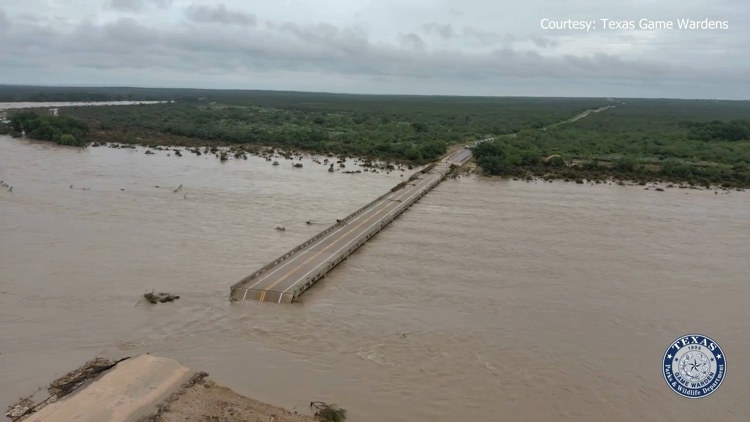 A community gathering in Round Rock, Texas, showcasing resilience after flooding.